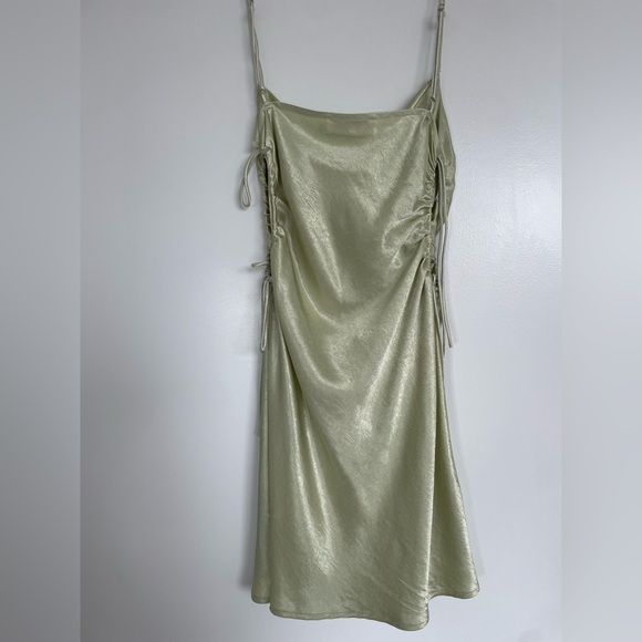 Mint Green Sheer Dress Size Medium - Picture 5 of 9